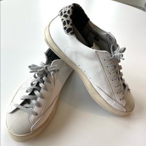 P448 Women’s John Perforated Logo Leather Sneaker